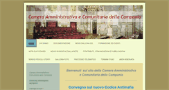 Desktop Screenshot of cameraamministrativacampania.com