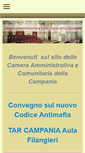 Mobile Screenshot of cameraamministrativacampania.com