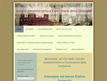 Tablet Screenshot of cameraamministrativacampania.com